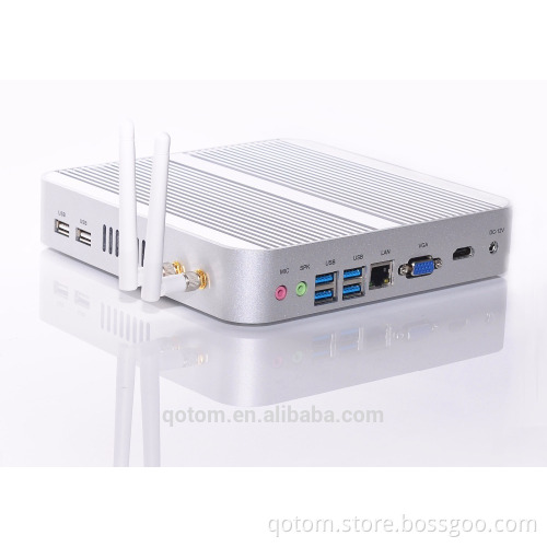 2017 Core i5 Mini pc , Core i5-4200U Dual Core Fanless X86 Low Powr Desktop computer